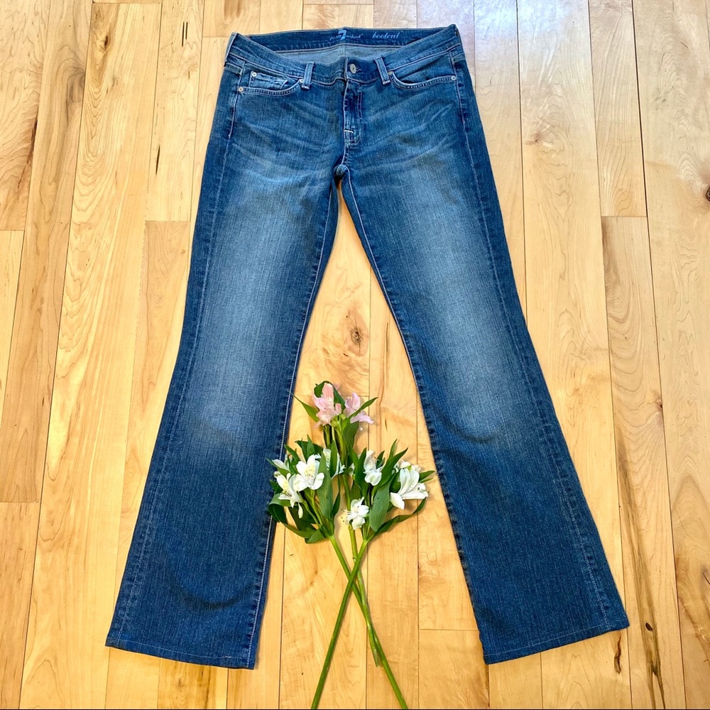 7 For All Man Kind • Dark Wash Boot But Jeans